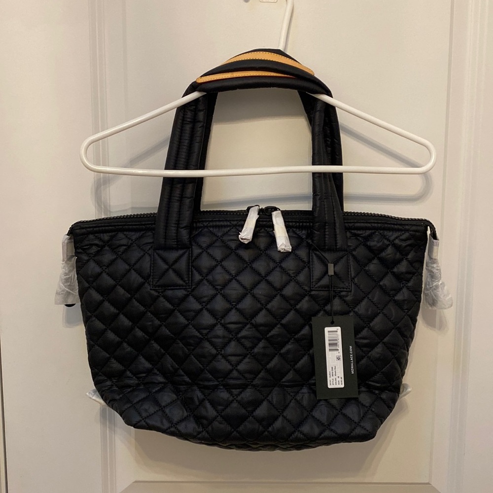 Brand new MZ Wallace black Sutton Tote size Medium with strap.